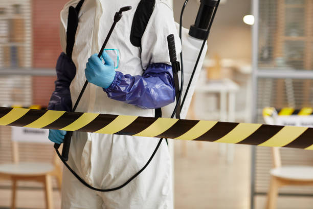 Professional Infectious Disease Decontamination technician working in Colchester, IL